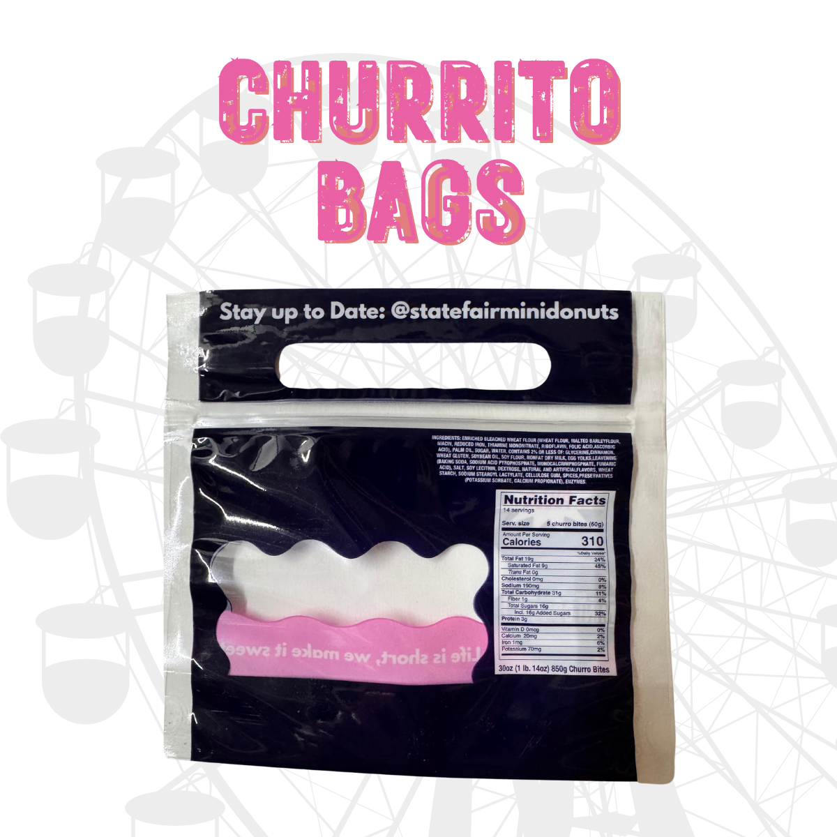 Grab-N-Go Churrito Pouch- 1,000 per case