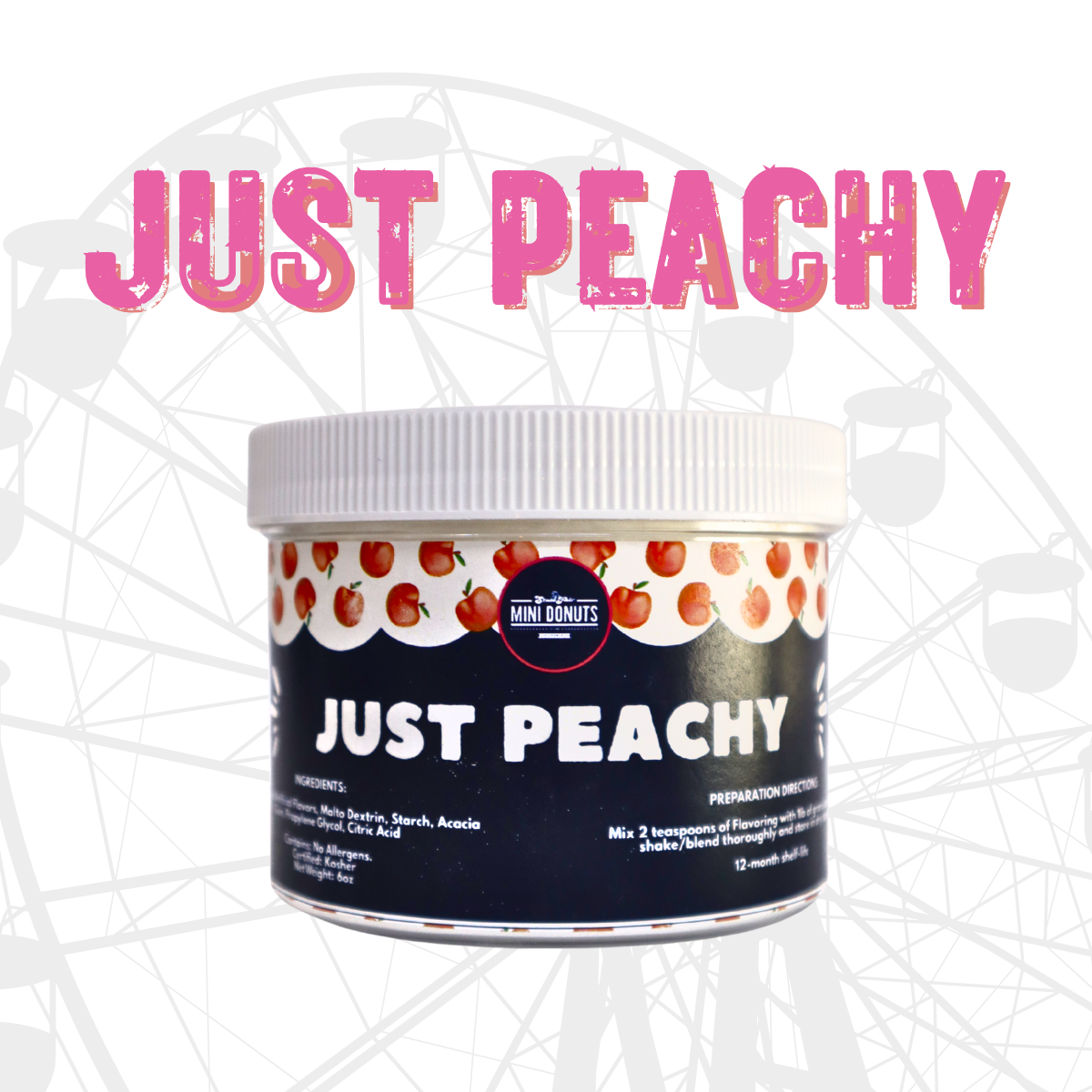 Just Peachy Flavor Concentrate- 6oz