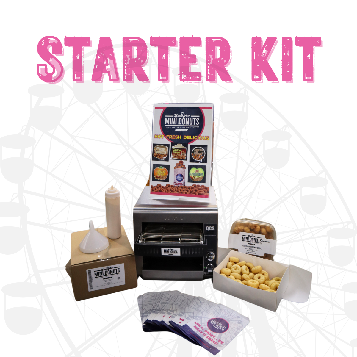 Starters Material Starter Kit with Marketing Materials – State Fair Mini Donuts